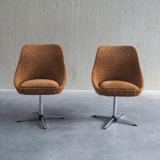 1960s Mid-Century Modern Cocktail Chairs, 1960s, Set of 2 For Sale - Image 5 of 13