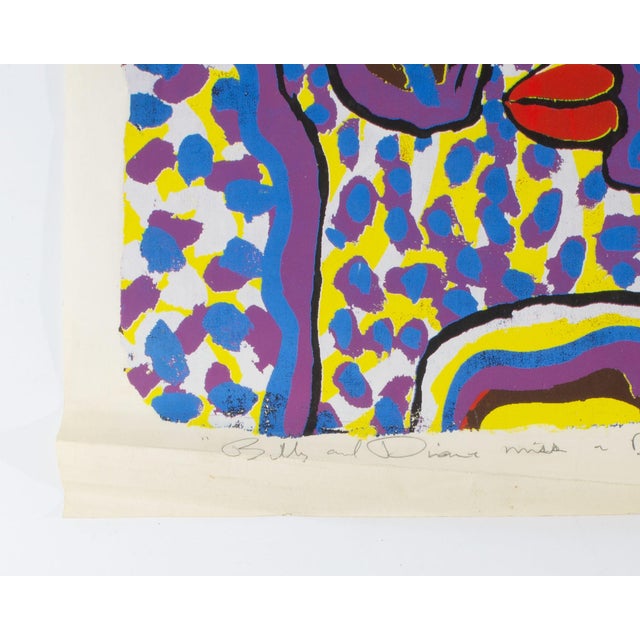 “Billy and Diane Miss a Beauty Oderiferous Flight Back to Indianapolis” Serigraph Print by Mark Buwinkle For Sale - Image 4 of 8