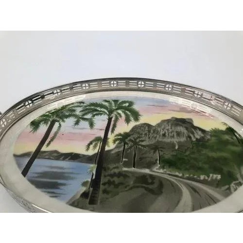Jugenstil Ceramic Tray, 1909 For Sale - Image 3 of 6