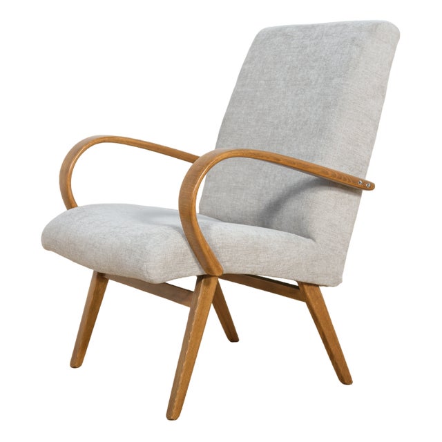 Model 53 Armchair by Jaroslav Smidek for Ton, 1960s For Sale