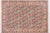 Shabby Chic 1990's Pak-Persian Blue/Beige Wool Rug - 4'8'' X 7'1'' For Sale - Image 4 of 9