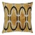 Contemporary Velvet Gold Throw Pillow With Down Insert For Sale