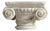 Ionic Hand Carved Marble Capital For Sale