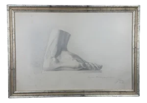 F. Mucke, Pencil Drawing Feet, 1802, Pencil and Paper