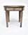 Directoire style Verre églomisé round parcel gilt occasional table with single dovetail drawer. Charmingly suitable for a...