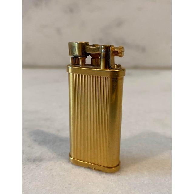 Vintage Dunhill Unique Gold Lighter | Chairish