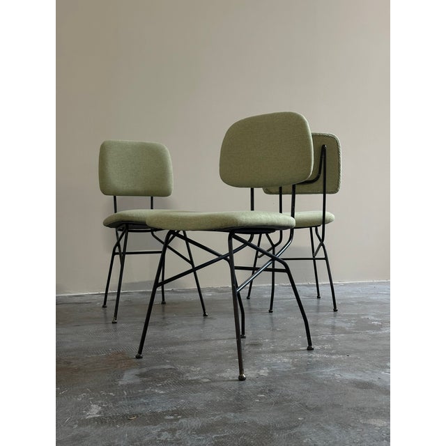 Mid-Century Modern Cocorita Chairs by Gastone Rinaldi for Velca Legnano, 1950, Set of 4 For Sale - Image 3 of 10