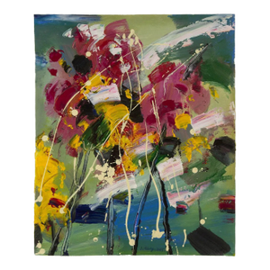 Signed Contemporary Abstract Oil Painting on Canvas “The World You Saw”