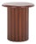 Monka Round End Table in Walnut For Sale