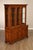 High Quality American Made Traditional Style China Cabinet By Ethan Allen. Constructed Of Solid Oak With Paneled Casework...