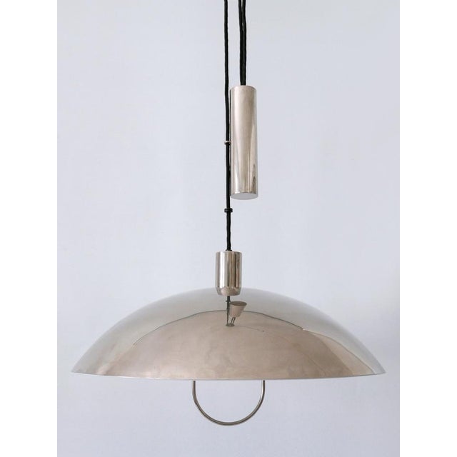 Silver Bauhaus HMB 25/500 Pendant Lamp by Marianne Brandt, 1980s For Sale - Image 8 of 18