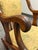 Empire Style Wood Rocking Armchair, Vintage For Sale - Image 9 of 12