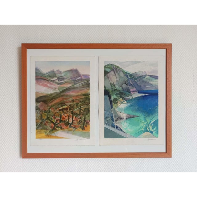 Camille Hilaire, Mont Sainte Victoire, 1980s, Lithograph For Sale - Image 12 of 12