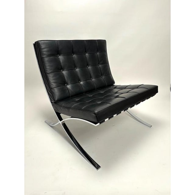Barcelona Lounge Chairs attributed to Mies Van Der Rohe for Knoll International, 1980s, Set of 2 For Sale - Image 9 of 17