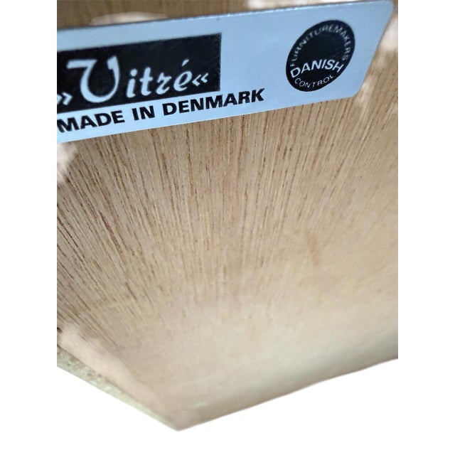 Wood 1970s Danish Teak Long Chest Vitre of Denmark For Sale - Image 7 of 12