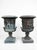 This exceptional pair of vintage bronze garden planters captures the timeless elegance of Neoclassical design, making them...