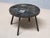 French Brutalist Round Side Table in Wrought Iron and Slate, 1970s For Sale - Image 9 of 13