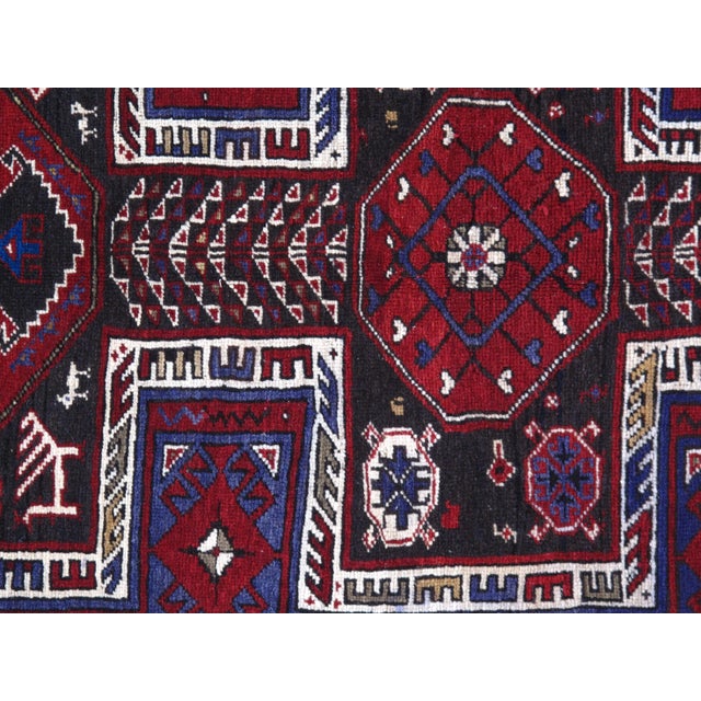 Traditional Pasargad NY Antique Kazak Lamb's Wool Rug - 4'2" x 6'8" For Sale - Image 3 of 5