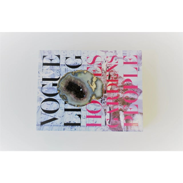 Early 20th Century Blue and Purple Amethyst Object or Paperweight For Sale - Image 5 of 9