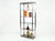Mid-Century Modern 1970s Chrome and Smoked Glass Five-Tier Étagère in the Style of Milo Baughman For Sale - Image 3 of 6