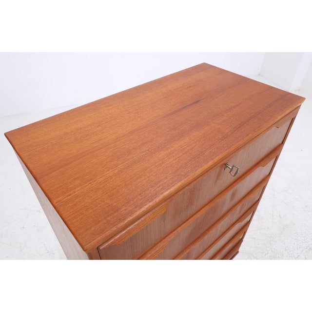 Vintage Teak Chest of Drawers, 1960s For Sale - Image 6 of 15