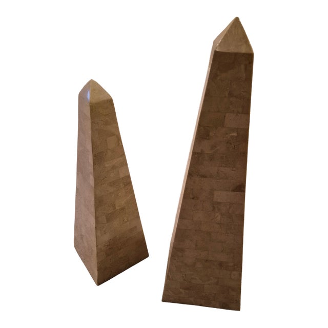 Casa Bique Tessellated Obelisks Set For Sale