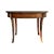 Antique Oval Inlayed Occasional Table With Inset Marble Top For Sale In Providence - Image 6 of 6
