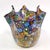 Mid-Century Modern Vintage Murano Campanella Millefiori Handkerchief Vase For Sale - Image 3 of 8