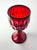1980s 1980s Fenton “Thumbprint, Ruby Red” Wine Glasses - Set of 9 For Sale - Image 5 of 6