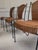 Mid-Century Wicker and Iron Dining Chairs attributed to Frederic Weinberg, 1950s, Set of 6 For Sale - Image 11 of 16