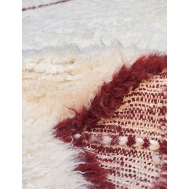 Moroccan Beni Ourain Wool Rug - 11.6 X 8.8 Ft For Sale In Cleveland - Image 6 of 6