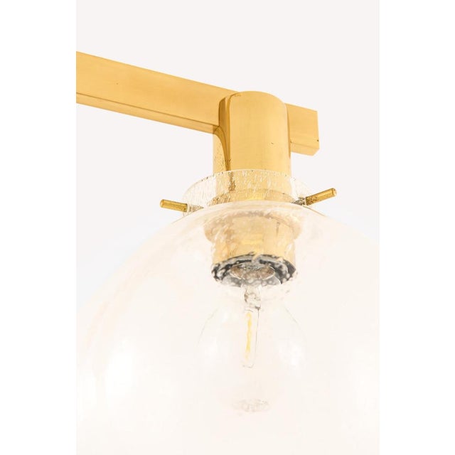 Ceiling Lamp in Brass and Glass from Hans-Agne Jakobsson, 1950s For Sale - Image 3 of 8