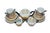 Victorian Antique Art Deco Palt Adolf Laufer Bohemian Czech Iridescent Lustreware Tea Set - 21 pcs For Sale - Image 3 of 13
