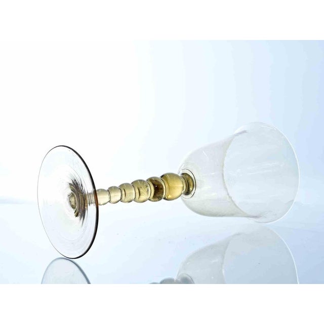 Mid-Century Murano Footed Glass For Sale - Image 3 of 5