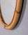 1960s Vintage Oval Wall Mirror in Bamboo, Italy, 1960s For Sale - Image 5 of 11