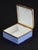 1920s French Cobalt Porcelain Box with Gilt Eagle from Porcelaine de Paris, 1900-1930 For Sale - Image 5 of 7