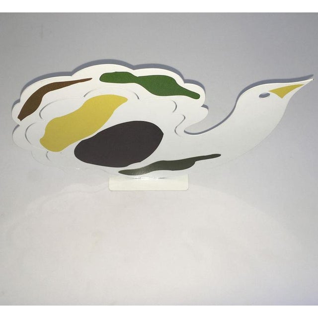 White Painted Metal Sculpture by Riccardo Dalisi, Italy, 1980s For Sale - Image 15 of 18