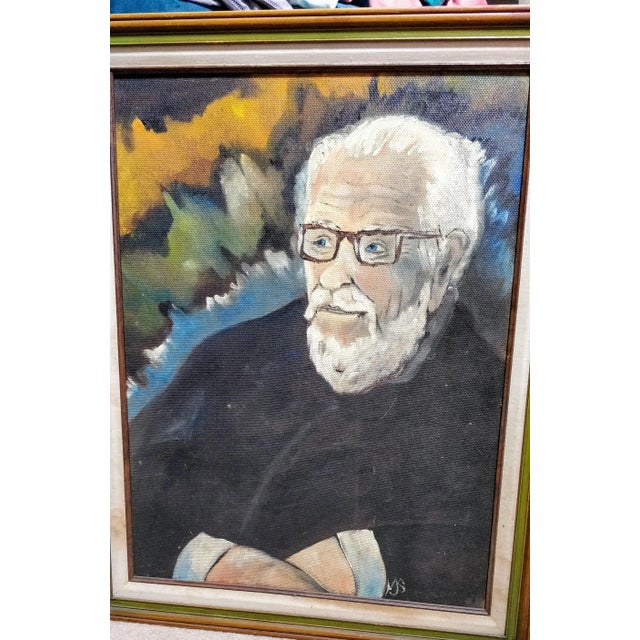 Texas Gentleman Portrait Oil Painting For Sale In Fayetteville, AR - Image 6 of 8