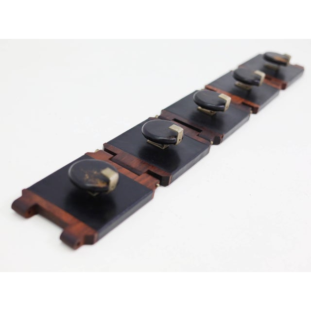 Rustic Model 1801 Wall-Mounted Coat Rack by Ico Parisi for Stildomus Selezione, Italy, 1959 For Sale - Image 3 of 8