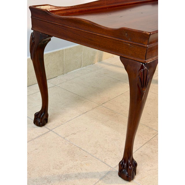 Early 20th Century Mahogany Tea Table For Sale - Image 4 of 6