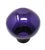2000 - 2009 Steven Correia Purple &. Black Glass Vase: Hand-Blown, Signed 2001 For Sale - Image 5 of 9
