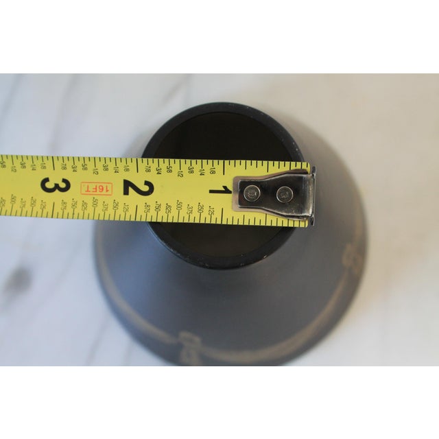 Pair of Vintage Tapered Cone-Shaped Toleware Metal Lamp Shades For Sale - Image 12 of 13