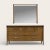 Wood John Van Koert Drexel Profile K4 Low Dresser With Matching Mirror For Sale - Image 7 of 15
