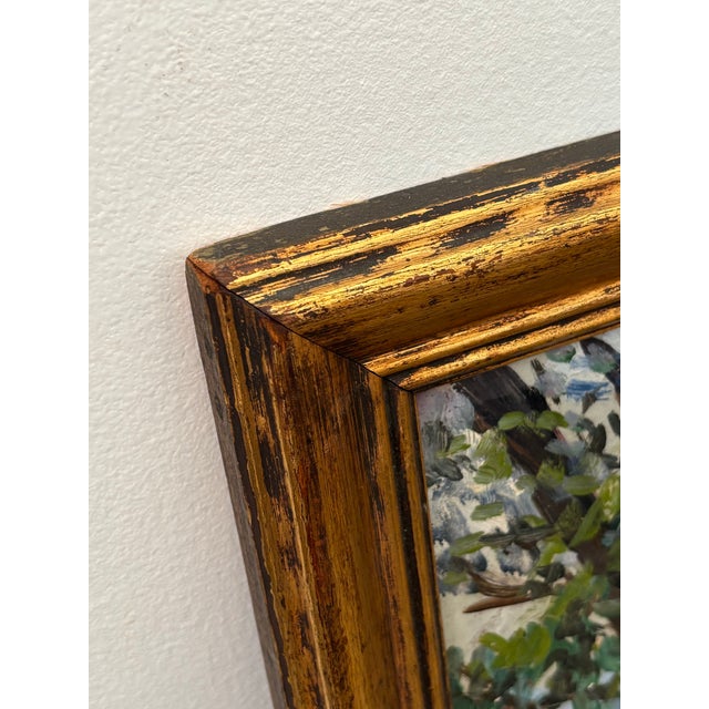 1930s 1935 Impressionist Landscape Painting, by L. W. Sagle For Sale - Image 5 of 12