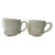 Fitz & Floyd Vintage 1977 Embossed Porky Ceramic Cups- a Pair For Sale