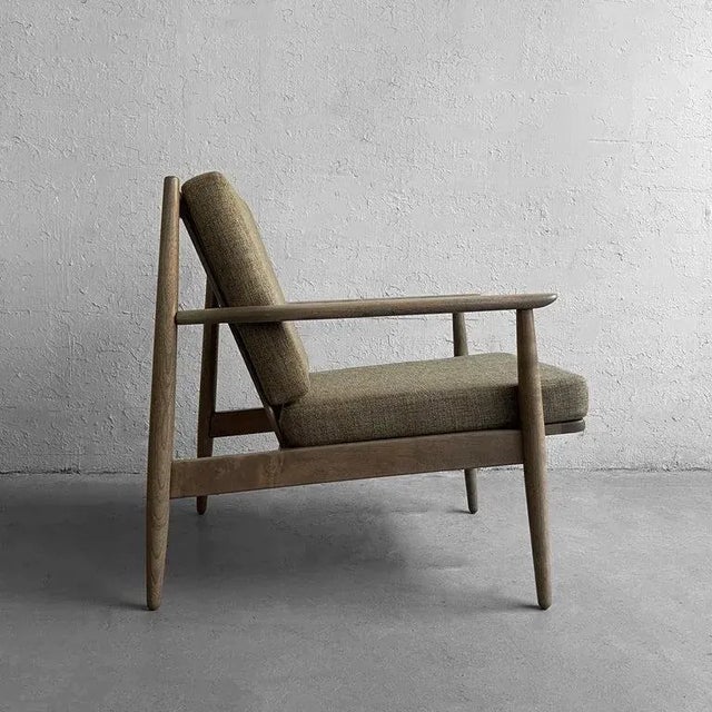 Baumritter 1960s Mid-Century Modern Ash Lounge Chair by Viko Baumritter For Sale - Image 4 of 11