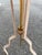 Brass 20th Century Modern Brass Floor Lamp With Tray Shade and Tripod Base For Sale - Image 8 of 10