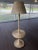 Elevate your space with this charming vintage wicker floor lamp, expertly crafted and newly wired for modern safety...