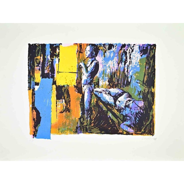 Nicola Simbari, Woman, Screen Print, 1975 For Sale - Image 3 of 3