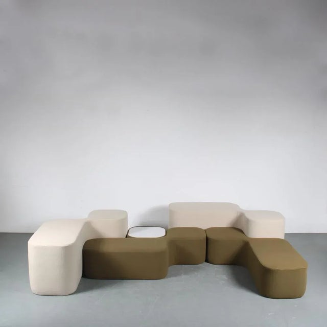 Modular Living Room Set in the style of Pierre Cardin, Italy, 1970s, Set of 5 For Sale - Image 6 of 8